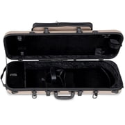 GEWA Bio-A 4/4-1/2 Violin Case Oblong - Beige w/ Music Pocket & Neck Pad
