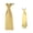 Champagne, variant on Mens Kids Boys Skinny Tie Set Parent-child Fashion Solid Color Satin Necktie Neckwear