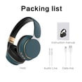 thumbnail image 4 of Auricular de computadora Bluetooth-compatible con Bluetooth V5.0 Teléfono USB Auriculares Control de control de viaje Tarjeta de soporte PC Auricular Inicio Oficina Azul Inevent EL005730-04B, 4 of 7