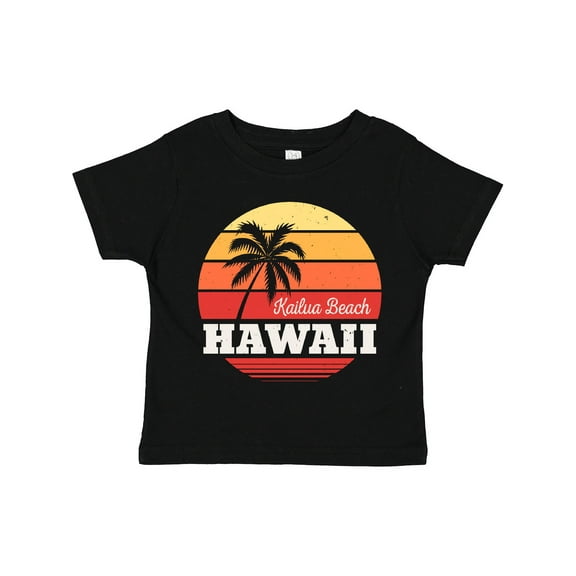 Inktastic Kailua Beach Hawaii Retro Sunset Boys or Girls Toddler T-Shirt