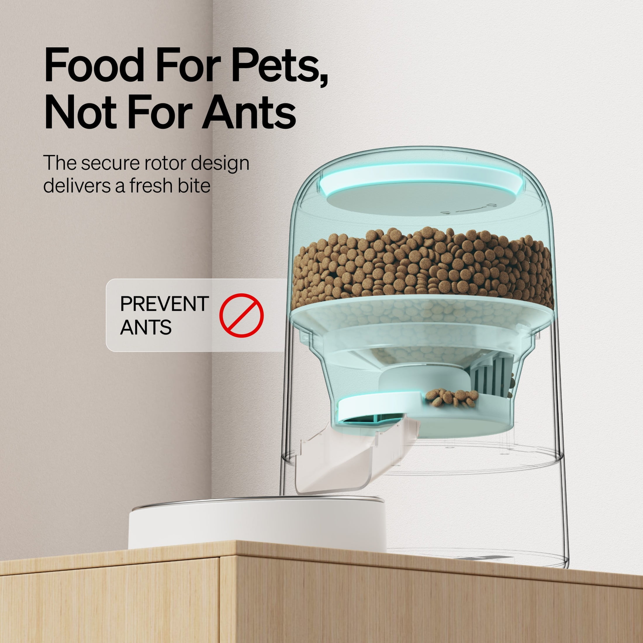 Air Automatic Feeder White