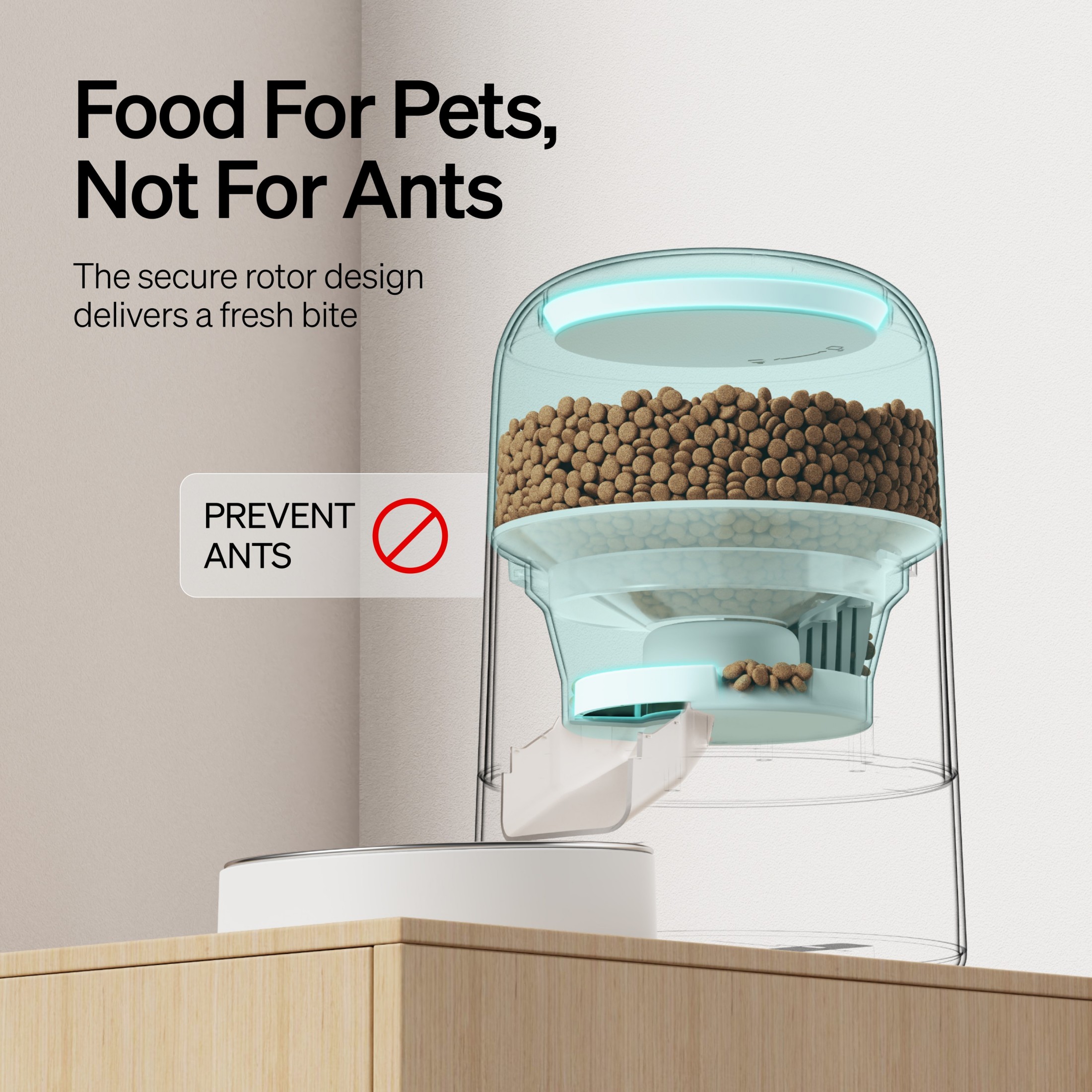 Petlibro Air Automatic Pet Feeder, White photo 7