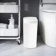 thumbnail image 2 of Plastic Narrow Type Kitchen Trash Can Toilet Press Type Waste Bin Dustbin Bathroom Trash Bin Basket, 2 of 5