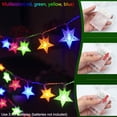 thumbnail image 2 of Gostoto 10ft 20LED 20ft 40LED Star Fairy String Lights Battery Operated Christmas Lights Twinkle Lighting Indoor Outdoor for Wedding Home Party Xmas Tree, 2 of 5