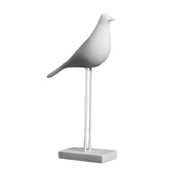Small Birds Statues Decorative Sculpture Home Decors Resin Birds Statue with Base Bird Figurines Table Top Decors
