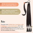 thumbnail image 4 of Women's Long Hair Ponytail Braided Wig Fashionable Synthetic Wrap Around Hair Extensions With Headba, 4 of 4