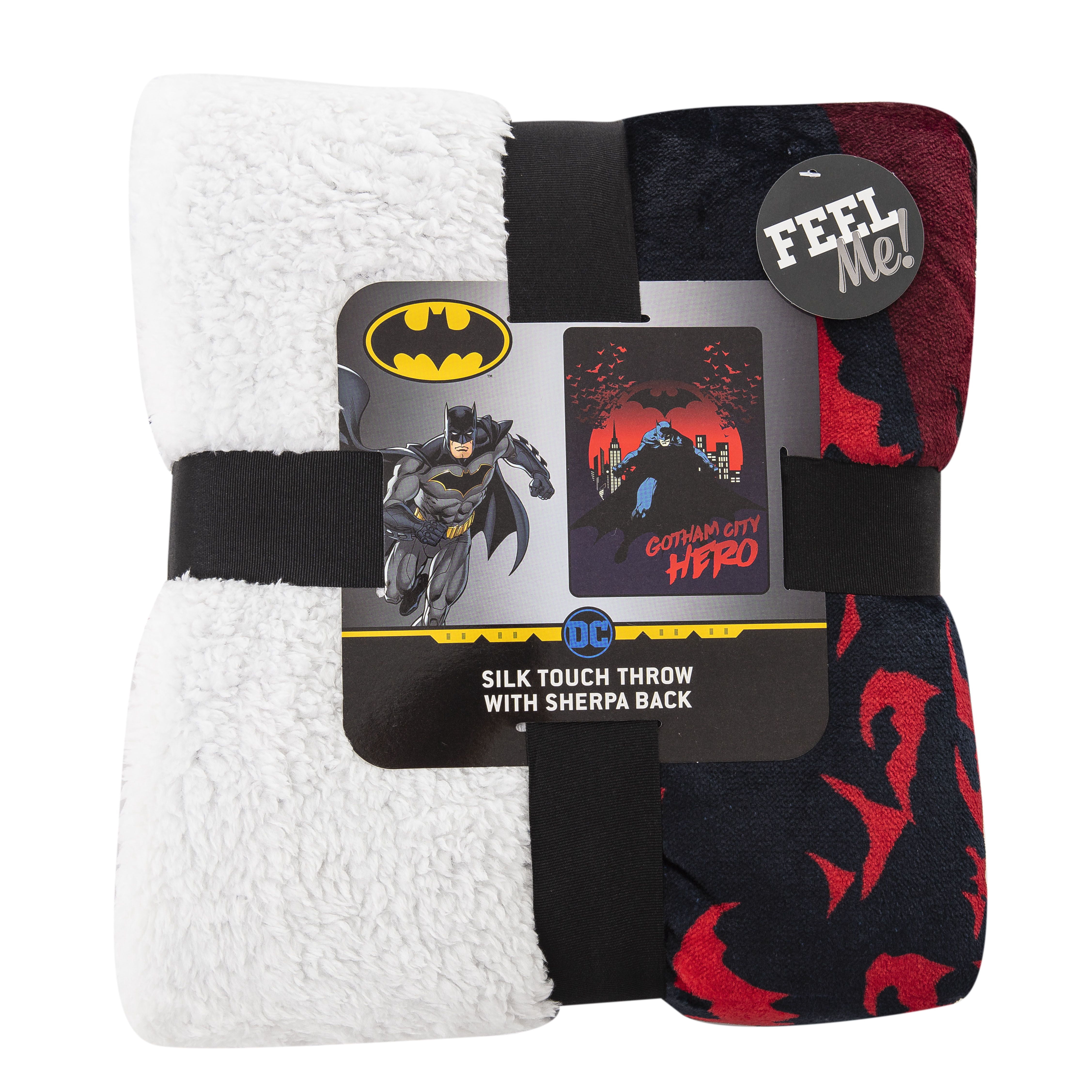 Batman Game Of Thronesham City Hero Silk Touch Sherpa Twin Size, 60 x 80 inches