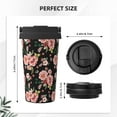 thumbnail image 3 of Rocae Rose Flowers for Stainless Steel Vacuum Insulated Tumbler Coffee Travel Mug Spill Proof with Lid, 3 of 8