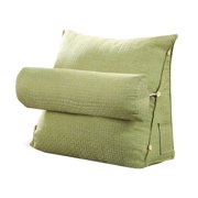 Bestller Wedge Cushion Adjustable Back Wedge Cushion Pillow Cotton Triangle Cushion Sofa Bed Office Chair Rest Cushion Neck Waist Support Pillow 17.7"x17.7"x7.9"