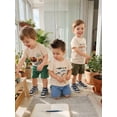 thumbnail image 6 of BemeyourBBs Toddler Baby Boy Duck Hunting Fishing Outfit Infant Baby Boys Summer Clothes Casual Bear Fish Duck Animal Print Short Sleeve T Shirt Tops and Shorts 2 Pcs Set, 6 of 9