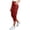 593#Wine, variant on Cargo Capris for Women 2026 Summer Casual Loose Capri Pants Plus Size High Waisted Button Cropped Pant with Pockets Pink S