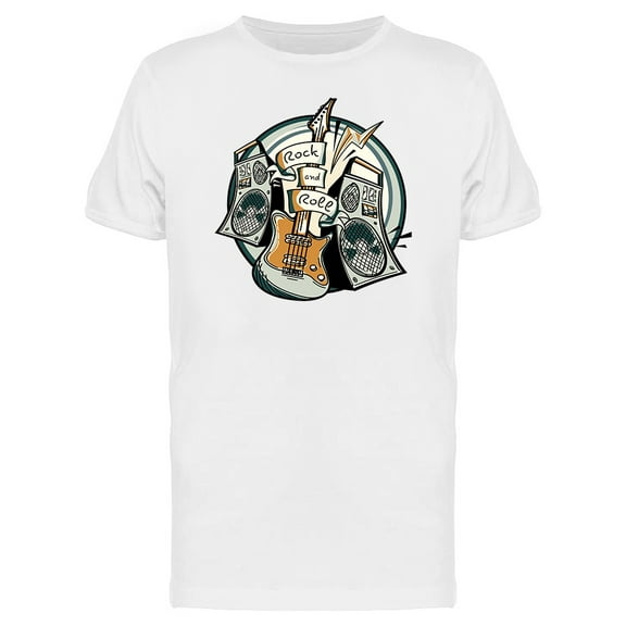 Rock And Roll Amplifiers T-Shirt Men -Image by Shutterstock, Male Small