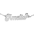 thumbnail image 2 of PicturesOnGold.com Exclusive Personalized Name Anklet - Any Name Available Custom Name Anklet in Silver & Gold (Sterling Silver - 9 Inch), 2 of 9