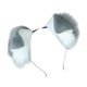 thumbnail image 2 of Diadema con orejas de perro jinwen para disfraz Gris, 2 of 8