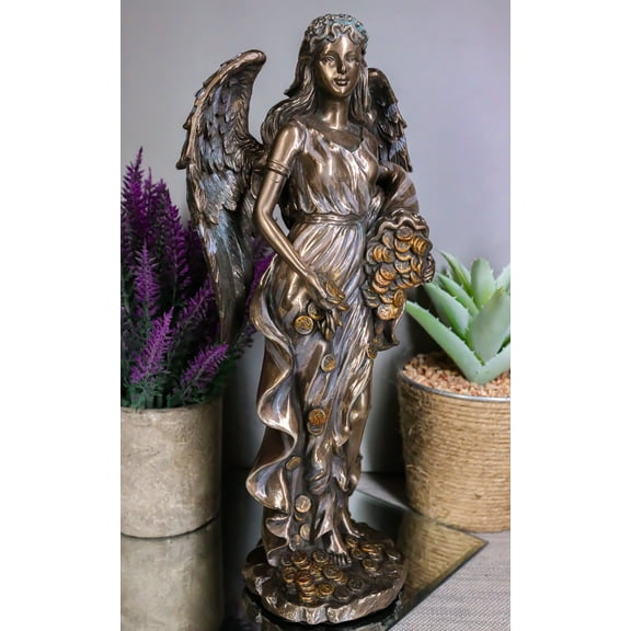Ebros Gift Roman Greek Goddess Fortuna 11.5" H Tyche Figurine