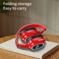 thumbnail image 5 of CXALSSY X3 Active Noise Cancelling Headphones, Over-Ear Headphones with Mic for Kids/Adults/Teen/School/TV, Red, 5 of 7