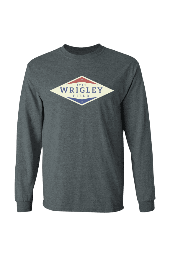 Wrigley Field Diamond Era Long Sleeve T-Shirt