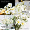 thumbnail image 4 of Efavormart 6 Bushes - 20" White Daisy Flower Spray, Artificial Flowers Bouquet - Perfect for Table, Banquet, Wedding, Office, Events, Centerpieces, Chairs, Arches, Backdrops, and Stage Decor, 4 of 10