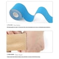 thumbnail image 5 of Cinta kinesiológica KT de 5 cm x 5 m para soporte de lesiones por distensión muscular, fisioterapia y deportes, 5 of 5