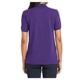 thumbnail image 2 of Mafoose Womens Heavyweight Cotton Pique Polo Shirt Purple 3XL, 2 of 6