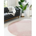 thumbnail image 3 of Rugs.com Kai Collection Rug – 10 Ft Round Pink Medium-Pile Rug Perfect For Living Rooms, Kitchens, Entryways, 3 of 3