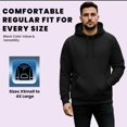 thumbnail image 3 of BILLIONHATS 3 Pack Mens Hoodie Sweatshirts, Cotton Blend, Bulk Adults Hoodies Sweatshirt, 3 of 7
