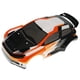thumbnail image 3 of Carrocería de coche de deriva RC 1:12, carrocerías de vehículos RC, piezas de repuesto fáciles de instalar, accesorios para vehículo de control remoto naranja blanco, 3 of 8