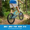 thumbnail image 3 of KORIMEFA Freestyle Kids BMX Bikes 18 20 Inch Kids Bicycles for Years Old Boys Girls Teen with Adjustable Seat and Handbrake, for Kids 8-12 Beginner-Level to Advanced Rider, 3 of 9