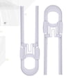 thumbnail image 1 of Milisten 2Pqt Deslizante En U Para Seguridad De Gabinetes Con Ajuste Para Cocina Y, 1 of 8
