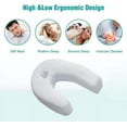 UShaped Side Sleeper Pillow with Ear Hole,J Pillows for Side Sleeping