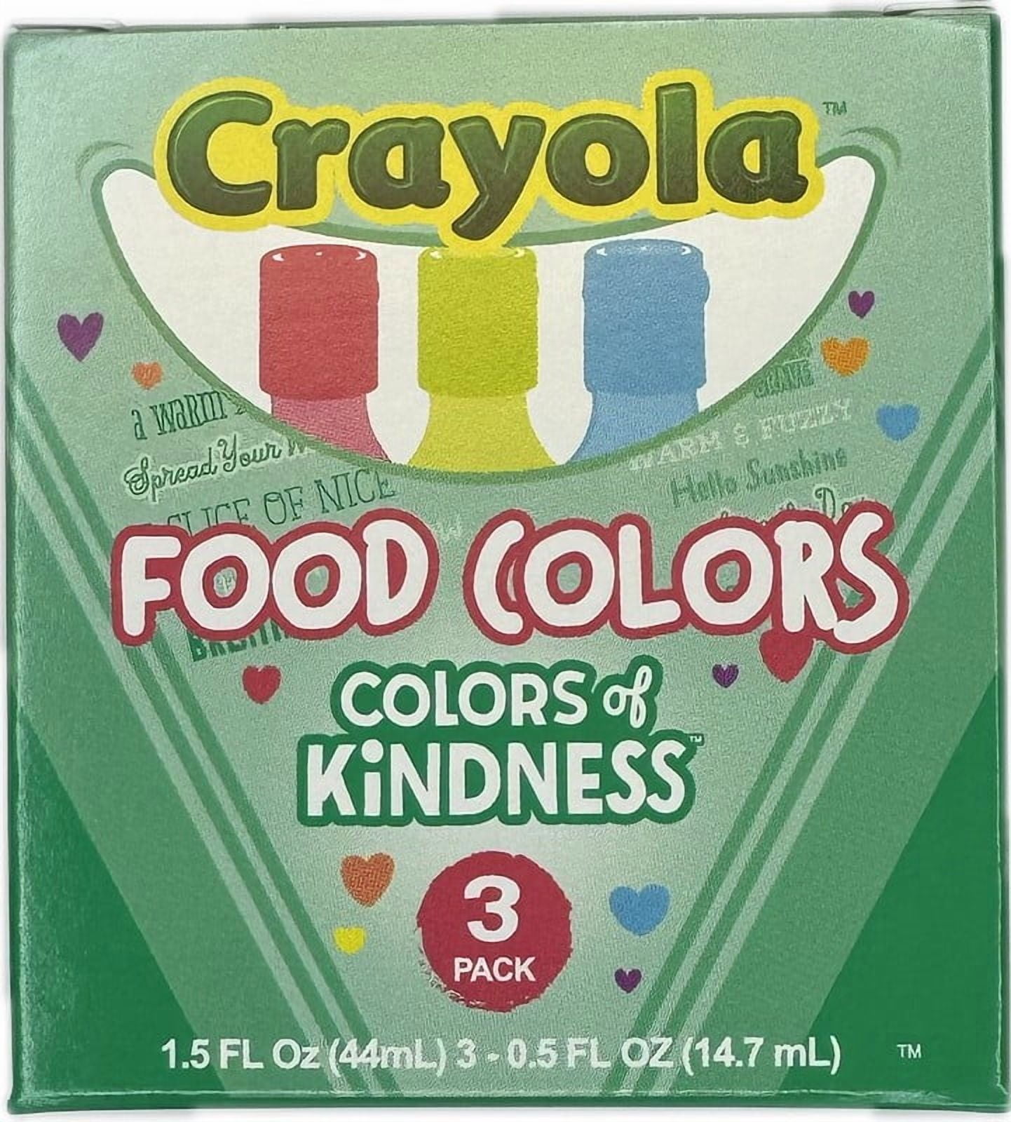 (3 pack) Crayola Color of Kindness Food Color