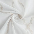 thumbnail image 4 of Dainty Home Springfield Contemporary 3D Embroidered Textured Designed Sheer Curtain Panel for Bedroom Grommet Drape/Drapery Single Panel 1 Panel W54 x 84 inches in Champagne, 4 of 5
