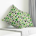 thumbnail image 3 of St Patricks Day Pillow Covers 18x18 Inch Decorative Throw Pillow Cover, Farmhouse Country Green Black Shamrock Sofa Pillowcases Accent Cushion Case Home Decor Bedroom Living Room, 3 of 6