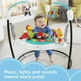 thumbnail image 2 of Fisher-Price Baby Bouncer Animal Wonders Jumperoo Activity Center with Music and Lights, Unisex, 2 of 6