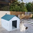 thumbnail image 4 of Plastic Dog House - Water Resistant Dog Kennel for Small to Medium Sized Dogs All Weather Indoor Outdoor Doghouse Puppy Shelter, 4 of 8