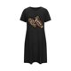 thumbnail image 4 of Camisón corto de mujer, vestido de largo medio con estampado de moda, camisón corto extragrande de mujer, camisón de manga corta con estampado de pecho a la moda, camisón de mujer, 4 of 6