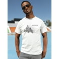 thumbnail image 2 of Motocross Race In Dotted Art T-Shirt Men -Image by Shutterstock, Male Large, 2 of 4