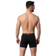 thumbnail image 3 of FOXPOLO Men’s Boxer Briefs 4-Pack Gift Set – Dynamic Print – Cotton Stretch Underwear – Comfortable Everyday Fit – Soft and Breathable | S - Black, 3 of 7