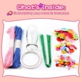 thumbnail image 7 of LNKOO Flower Craft Kit for Kids - Arts and Crafts Make Your Own Button Felt Flowers Vase Project for Boys and Girls - Fun DIY Activity for Children Ages 4 5 6 7 8 9 10 Years Old, 7 of 7