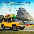 thumbnail image 6 of Simzone Roof Rack Cross Bars for 2015-2022 Renegade with Grooved Side Rails, Aluminum Car Crossbar Replacement for Rooftop Cargo Carrier Bag, Kayak, Bike, Snowboard etc, 6 of 7