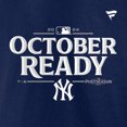 thumbnail image 4 of Men's Fanatics  Navy New York Yankees 2024 MLB Postseason Locker Room T-Shirt, 4 of 4