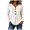 White, variant on WUSUOWEI Women'S Sweatshirts V-Neck Knitted Blouse Long Sleeve Loose Front Design Womens Casual Daily Top XXL