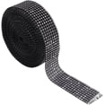 thumbnail image 1 of Crystal Mesh Ribbons Black 8 Rows 10 Yard, 1 of 7