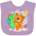 thumbnail image 3 of Inktastic 1st Birthday Teddy Bear Boys or Girls Baby Bib, 3 of 4
