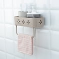 thumbnail image 4 of SANAG Kitchen Bathroom Organizer Wall Storage Rack Adhesive Shower Shelf Basket Toiletries Storage Holder, 4 of 10