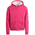 thumbnail image 2 of Real Love Girls' Sweatshirt - Super Soft Plush Sherpa Zip Up Hoodie Sweatshirt (7-16), 2 of 8