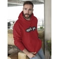 thumbnail image 2 of Apple Pie Quote Hoodie Men -Image by Shutterstock, Male Small, 2 of 4