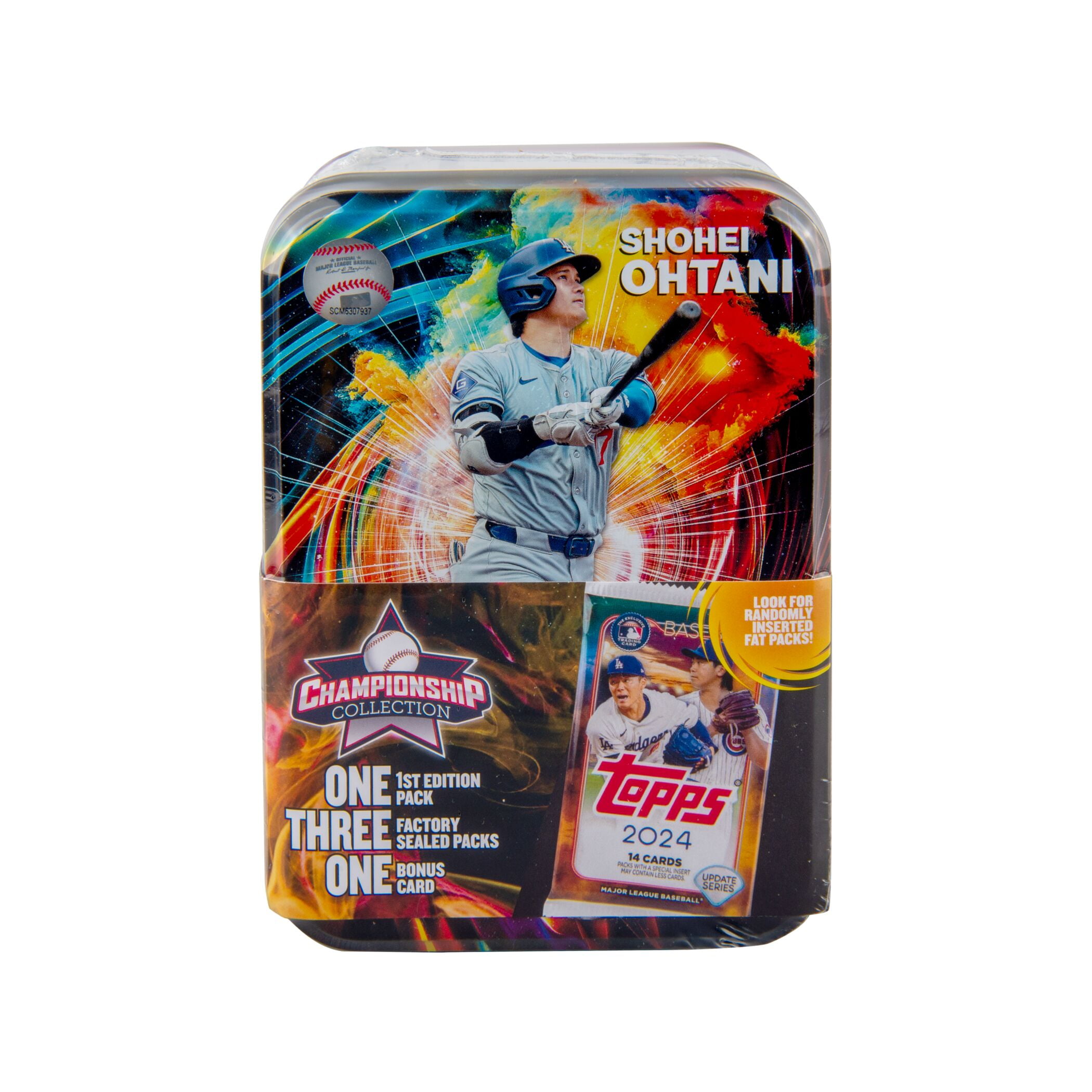 2025 Baseball Championship Trading Cards Collection Tin - Receive 1 Player Tin at Random!