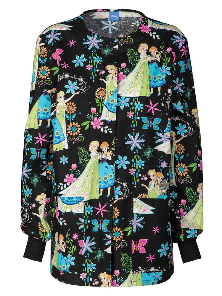 Tooniforms Disney Snap Front WarmUp Scrub Jacket 6350C
