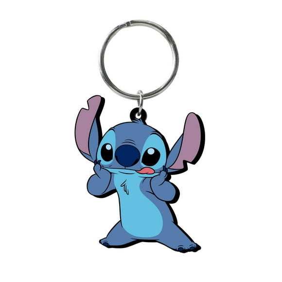 Porte-clés en PVC - Disney - Stitch Toucher Doux Cadeaux Jouets Nouveau sous Licence 25089